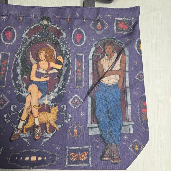Tote Bag Inspired by The Glittering Edge Fairyloot August 2025 Behind the Veil - Picture 4 of 5